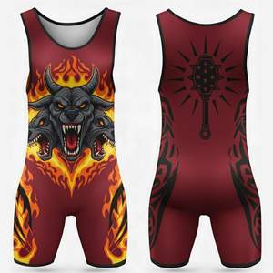 ชุดซิงเกิลต์สำหรับนักมวยปล้ำฟรีสไตล์แบบไร้สายรัด ผลิตโดย OEM สำหรับผู้ชายไซส์ใหญ่ ระบายอากาศได้ดี พร้อมตะขอเกี่ยวแบบสแนป - Product Image 1