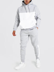 Chándal de entrenamiento de lana de dos piezas para hombre, traje de jogging de invierno XL para deportes, opciones de talla grande - Product Image 5