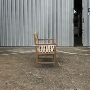 Vilano-Banco de madera maciza de 5 pies para exteriores, muebles de teca para jardín, Hotel fino de gran calidad, complejo turístico, suelto, de Japón, China, EE. UU. - Product Image 3