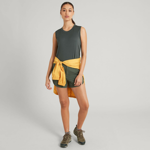 เสื้อกล้ามถักแบบมีโครงสำหรับผู้หญิงเสื้อกล้ามผ้าเนื้อนุ่มระบายอากาศได้ดีลำลองมีโลโก้ด้านหน้า - Product Image 2