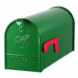 Boîte aux lettres finie en bordure de trottoir boîte en aluminium solide support de porte boîte de dépôt verrouillable pour paiements de loyer clés de courrier de journal Ca - Product Image 5