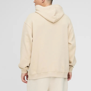 À la mode 100% coton basiques hommes sweats à capuche personnalisé 3D bouffée imprimé logo premium qualité automne tenue décontracté à capuche pour homme - Product Image 5