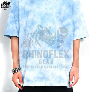 เสื้อยืดผู้ชายลายมัดย้อม สีตามสั่ง ริงเกอร์ไทได คุณภาพสูง ผ้าโพลีเอสเตอร์/คอตตอน ระบายอากาศดี ขายส่งจากปากีสถาน - Product Image 5