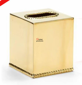 ที่ใส่กระดาษทิชชูโลหะสแตนเลสสีเงินแบบใหม่ สำหรับใช้ในบ้าน โรงแรม ร้านอาหาร - Product Image 2