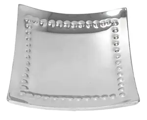 Plateau à chocolat argenté à la mode Design durable élégant parfait pour l'affichage de table Dessert servant et célébrations - Product Image 1