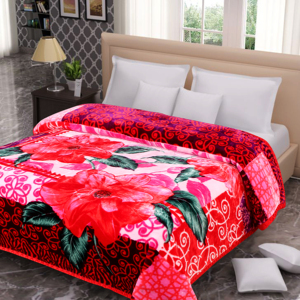 Mantas estampadas de visón de invierno de punto Raschel de poliéster 100% de 2 capas de la mejor calidad, suaves y acogedoras para la comodidad del invierno - Product Image 6