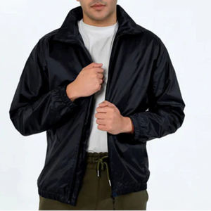 Chaqueta Deportiva Personalizada con Logotipo OEM, Transpirable, para Correr, Entrenar, con Capucha, Cremallera, Cortavientos, Ligera, para Hombre - Product Image 4