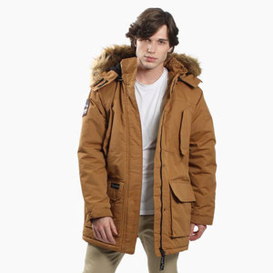 Veste parka à col montant tendance d'hiver au look classique pour hommes, style streetwear, prix bas, fabrication au Pakistan - Product Image 5