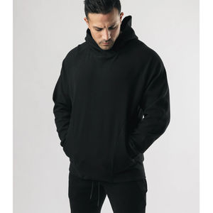 Men's 100% Cotton Heavy Weight Hoodie Custom Printed Logo Thick <b>Drop</b> Shoulder Sweatshirt for Winter Use - Product Image 1