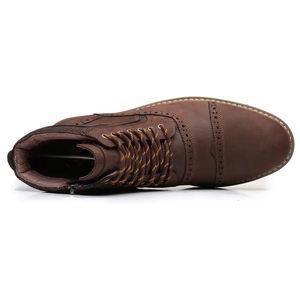 Zapatos Chelsea de Cuero para Hombre, Antiarrugas, de Alta Calidad, para Invierno, Última Moda, Ligeros, Cómodos, Precio Económico - Product Image 6