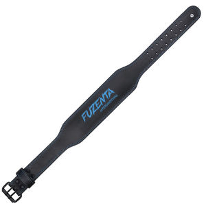 เข็มขัดยกน้ำหนักขายดี แบบสองหัวเข็มขัด หนังสีดำบุหนา 4 นิ้ว ดีไซน์ปรับแต่งได้ สำหรับเพาเวอร์ลิฟติ้งและฟิตเนส - Product Image 3