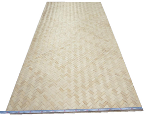 Sangle de bambou tissée à la main 100% tapis naturel artisanat écologique pour panneaux muraux décoration de plafond conceptions d'art intérieur - Product Image 5