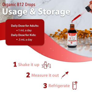 Gotas Líquidas Multifuncionales de Vitamina B12 para Estimular el Sistema Inmunológico, Jugo Vegano de Cereza Ácida, Aumenta la Energía - Product Image 5