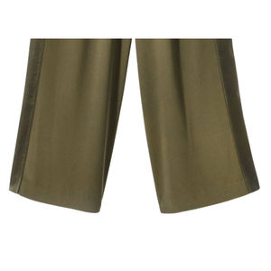 Pantalones Casuales Elegantes de Lona de Alta Calidad, Cintura Media, Largos, Antiarrugas, para Mujer, 100% Algodón, Lisos - Product Image 6