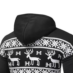 New Winter Christmas Hoodies Unisex 100% Cotton Fleece Eco-Friendly Breathable Fashion Streetwear Sweatshirts - Product Image 3