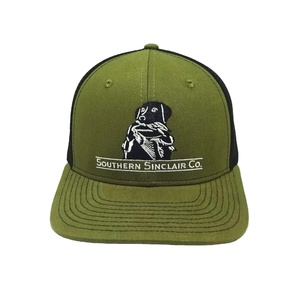 Chapeaux de camionneur structurés Offre Spéciale personnalisés avec logo de broderie 6 panneaux scène applicable en plein air haute qualité ODM Vietnam chapeaux - Product Image 1