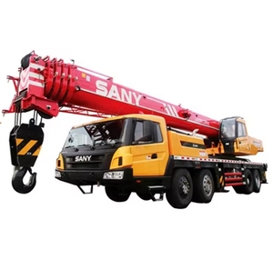รถบรรทุกมือสอง sany stc1000 100 ตันเครนเคลื่อนที่แขนบูมไฮดรอลิก 4x4 รถบรรทุกติดเครนสําหรับการขายร้อน - Product Image 1