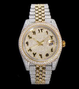 Diamond <b>Watch</b> Designer <b>Watches</b> Automatic Mechanical Movement Waterproof <b>Mens</b> <b>Bracelet</b> Sapphire Business Stainless Steel - Product Image 2