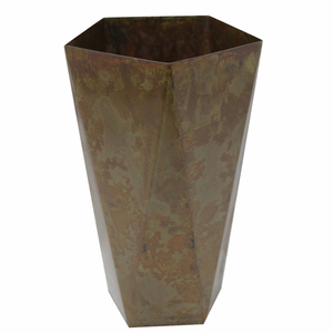 Jardinière en fer design antique design moderne pot de fleurs de couleur grise pour la décoration intérieure et extérieure de la maison en gros en vrac - Product Image 6