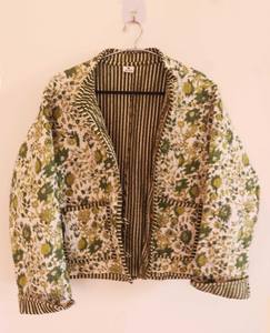 Alta calidad Indio hecho a mano Suzani Vintage bordado mujer playa desgaste corto Kantha acolchado chaqueta de invierno - Product Image 1