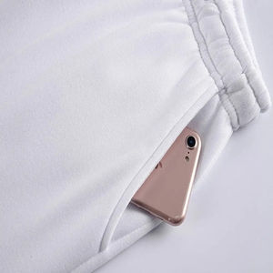 2025 hiver personnalisé surdimensionné uni coton blanc sweats à capuche hommes pull unisexe en vrac grande taille sweats à capuche pour homme, 100% coton - Product Image 3