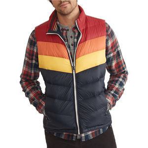 OEM Veste d'hiver sans manches en coton avec poches zippées de haute qualité Logo personnalisé Gilet bouffant épais pour hommes Logo - Product Image 2