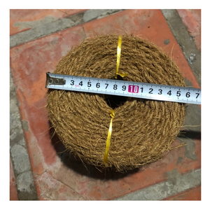 เชือกมะพร้าวเกรดพรีเมี่ยมจากประเทศเวียดนามเส้นผ่านศูนย์กลาง4-6มม. 8% ความชื้นสูงสุดทนทานและนำกลับมาใช้ใหม่ได้เส้นใยมะพร้าวธรรมชาติสำหรับการประดิษฐ์ง่าย - Product Image 4