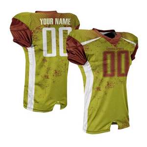 Maillots de football américain bon marché camouflage design vente en gros uniforme de football américain vierge et personnalisé pour jeunes hommes - Product Image 2