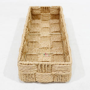 Artex Dong Thap Handmade Woven <b>Baskets</b> Home <b>Storage</b> Paper <b>Rope</b> Containers with Gift Boxes - Product Image 6