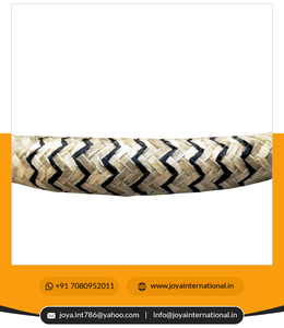 Boal-piel trenzada con piel de imitación, en Color negro Natural, con plataformas, BOD188 - Product Image 2