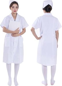 Bata Médica Blanca de Protección para Doctores, Enfermeras y Personal Hospitalario, con Logotipo Personalizable, Lista para Envío Rápido - Product Image 5