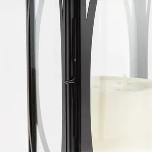 Soporte de vela de metal negro Premium para restaurante Ambience Wedding Candle Lantern en hierro Hecho en India por Zahid Exports - Product Image 3