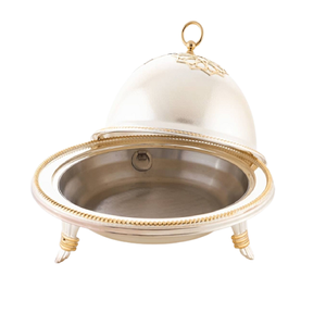 Plato para servir comida de madera pura de forma redonda de diseño de tendencia con cuencos de madera maciza olla caliente a precio atractivo - Product Image 5