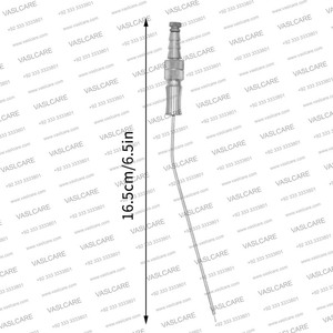 Vente en gros Frazier 9fg Tube d'aspiration ORL allemand en acier inoxydable Longueur totale de 175mm Source d'alimentation manuelle Instrument de connexion - Product Image 6