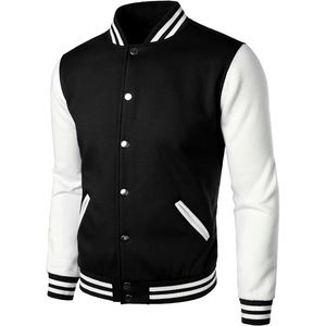 Nueva llegada 2025 chaqueta de los hombres de alta calidad al por mayor Varsity College chaqueta para hombres mujeres logotipo personalizado y diseño universitario liso - Product Image 2