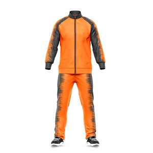 Haute qualité respirant grande taille hommes sueur Jogging costume ensemble en gros plaine Sublimation survêtements empilés pour l'hiver optimal - Product Image 1