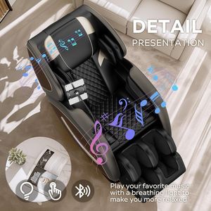 Massage Chair SL Track Type Office and Home Electric <b>Sofa</b> with Multi Functional Kneading and Massaging Function Relaxes Muscles - Product Image 5