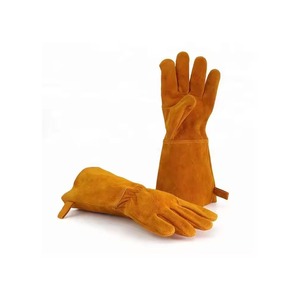 Guantes de soldadura de trabajo industrial térmico de protección personalizada de alta demanda para uso en exteriores - Product Image 5