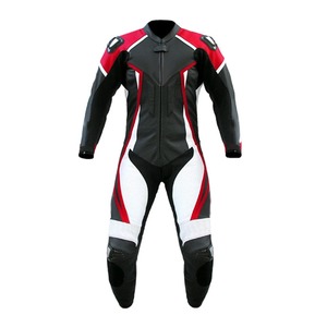 Vêtement de sport personnalisable de haute qualité, combinaison de course, veste de moto en cuir noir, imperméable, séchage rapide, respirant, protection pour homme - Product Image 1