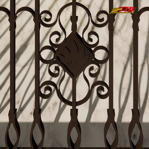 ราวระเบียงเหล็กดัดอันหรูหรา100% จิตวิญญาณของท้องถิ่นที่สร้างขึ้นในเวียดนามเพื่อโลก - Product Image 5