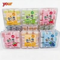 Bonbons gélifiés personnalisés en gros, saveur fraise naturelle, sans gélatine, certifiés Halal, directement de l'usine