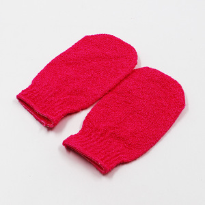 Suministro al por mayor de guantes de toalla de baño de alta calidad cinco dedos artefacto de baño para adultos Toalla de baño trasera guantes de mano para la venta - Product Image 2