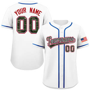 Jersey de softbol de béisbol personalizado con botones completos Jersey y pantalones de malla personalizados blanco negro - Product Image 1