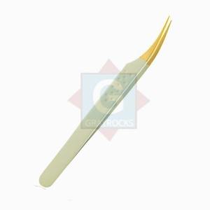 Pinzas de extensión de pestañas de la mejor calidad Pinzas injertadas de pestañas de belleza de acero inoxidable - Product Image 2
