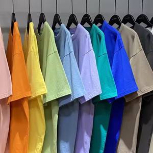 เสื้อยืดพิมพ์ลายสกรีนเสื้อผ้าแนวสตรีทแวร์ผ้าฝ้าย100% สีดำสำหรับผู้ชายและผู้หญิงเสื้อยืดโอเวอร์ไซส์ลายกราฟิกธรรมดาสำหรับผู้ชาย - Product Image 1