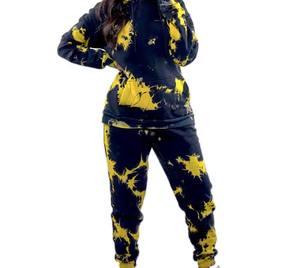 ชุดวอร์มลำลองแบบมีฮู้ดปักลายฤดูหนาวสำหรับผู้ชายและผู้หญิง ดีไซน์เนอร์ ผ้าถักเนื้อหนา 300gsm ผ้าฝ้าย 100% - Product Image 2