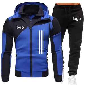 Sweat-shirts décontractés en coton uni pour le sport et la salle de sport, vêtements de jogging d'entraînement, ensemble de survêtement unisexe pour femmes, logo personnalisé, sweat-shirt de jogging pour hommes - Product Image 3