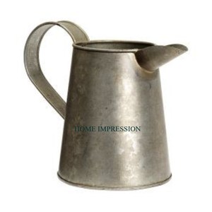 Último diseño, bastón de almacenamiento de leche galvanizado, lata de leche hecha a mano con mango de acabado rústico para suministros de bastón para servir alimentos en interiores - Product Image 2