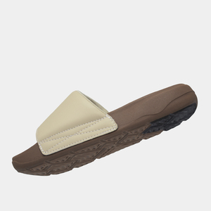 Sandales à glissière en TPU marron beige avec logo SH Pantoufles élégantes et légères pour le confort de tous les jours - Product Image 4