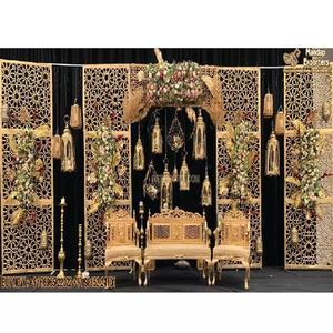 Décoration de réception tendance sur le thème marocain, accessoires de décoration de mariage marocain exquis pour scène, thème marocain Canada - Product Image 1